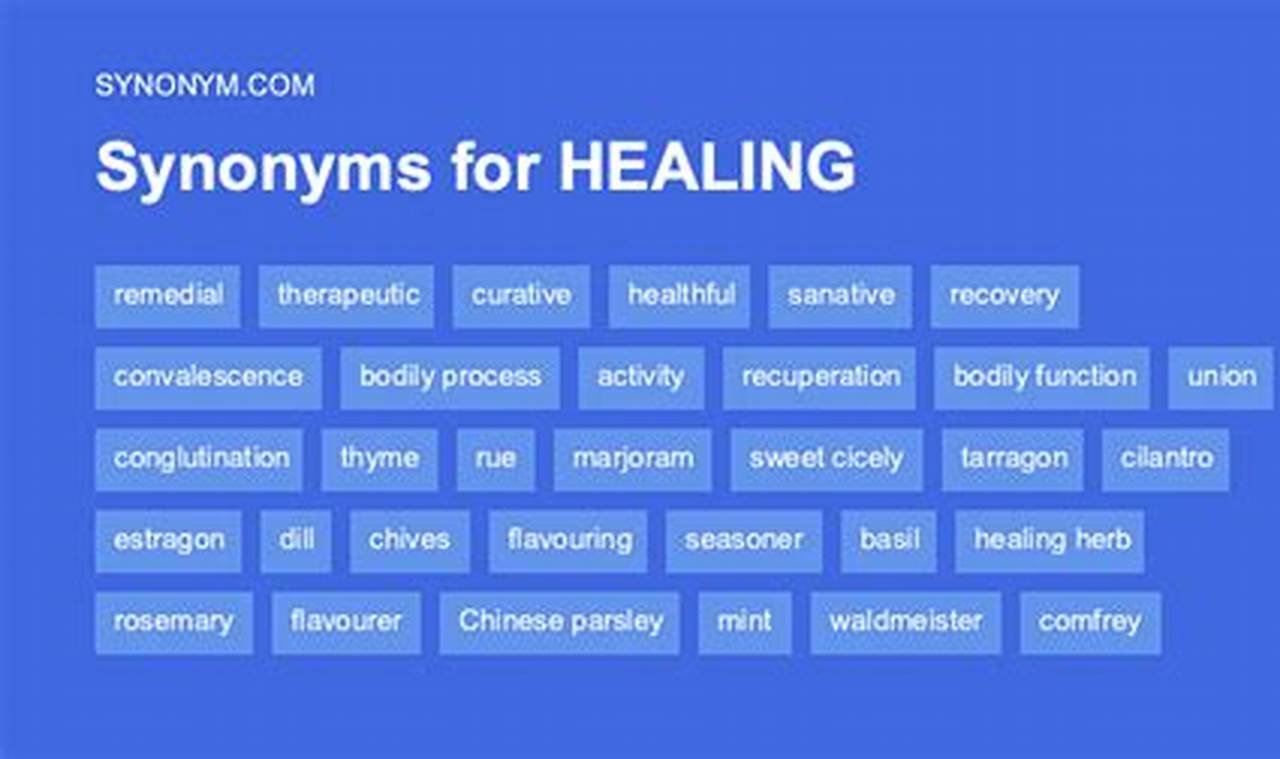 another word for heal